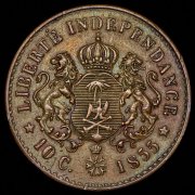 10 сантимов 1855 (Гаити)