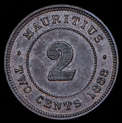 2 цента 1888 (Маврикий)