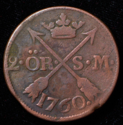 2 эре 1760 (Швеция)