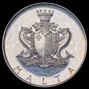 2 лиры 1974 "Джованни Франческо Абела" (Мальта)