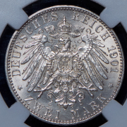 2 марки 1901 "200-летие королевства" (Пруссия) (в слабе)