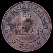 2 сантима 1894 (Гаити)