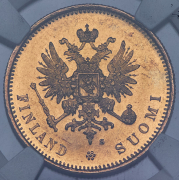 20 марок 1913 (Финляндия) (в слабе)