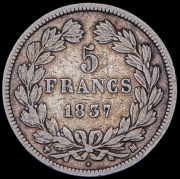 5 франков 1837 (Франция) (МА)