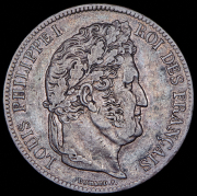 5 франков 1838 (Франция) А