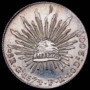 8 реалов 1874 (Мексика)