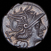 Денарий. Луций Сауфей. Рим республика