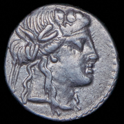 Денарий. Марк Вольтей. Рим республика