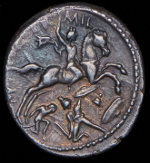 Денарий. Публий Фонтей Капитон. Рим республика