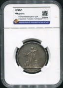 Медаль учащимся мужских гимназий "Преуспевающему" (в слабе)