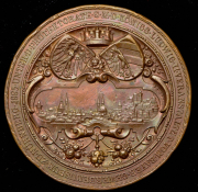 Медаль "В честь выставки в Нюрнберге" 1885 (Германия)