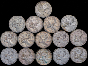 Набор из 27 сер. монет (Канада)