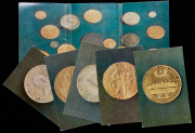 Набор из 3 наборов открыток "Монеты и медали"