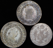 Набор из 3 сер. монет (Австрия)