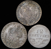 Набор из 3 сер. монет (Австрия)