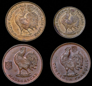 Набор из 4 монет (Французская Африка)