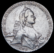 Рубль 1764 СПБ-ТI-СА