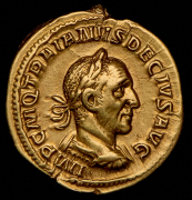 Солид. Траян Деций. Рим империя