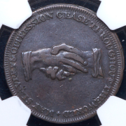 Токен 1/2 пенни 1790 (Великобритания) (в слабе)