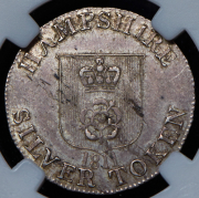 Токен - 1 шиллинг 1811 (Гэмпшир) (в слабе)