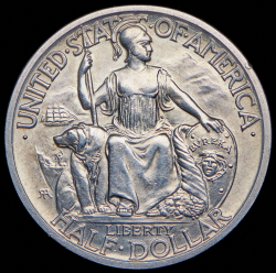 1/2 доллара 1935 "Калифорнийская Тихоокеанская международная выставка в Сан-Диего" (США) S