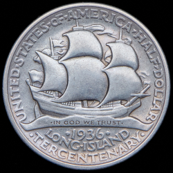 1/2 доллара 1936 "300 лет Лонг-Айленду" (США)