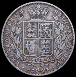 1/2 кроны 1849 (Великобритания)