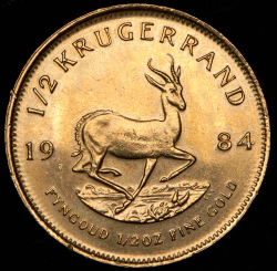 1/2 крюгерранда 1984 (ЮАР)