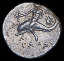 1/2 шекеля. Тарентум. Калабрия Номос