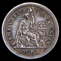 1/2 соль 1860 (Перу)