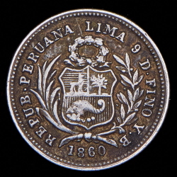 1/2 соль 1860 (Перу)