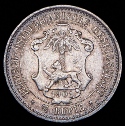 1/4 рупии 1901 (Германская Восточная Африка)