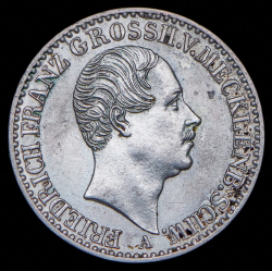 1/6 талера 1848 (Мекленбург-Шверин) A