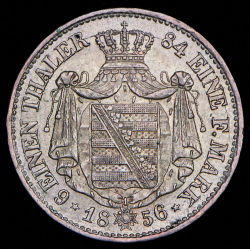 1/6 талера 1856 (Саксония) F