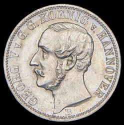 1/6 талера 1860 (Ганновер) B