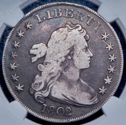 1 доллар 1802 (США) (в слабе)