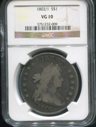 1 доллар 1802 (США) (в слабе)