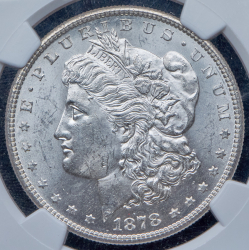 1 доллар 1878 (США) (в слабе) S