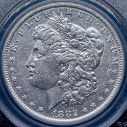 1 доллар 1882 (США) (в слабе) O