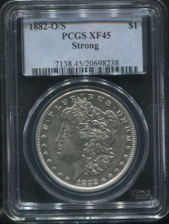 1 доллар 1882 (США) (в слабе)