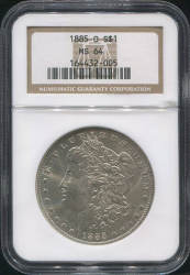 1 доллар 1885 (США) (в слабе)