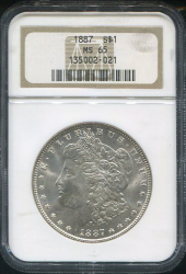 1 доллар 1887 (США) (в слабе)