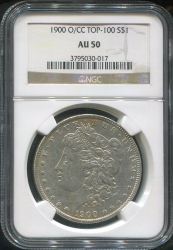 1 доллар 1900 (в слабе)