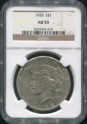 1 доллар 1928 (США) (в слабе)