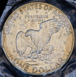 1 доллар 1971 (в запайке) S