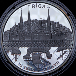 1 лат 2011 "Ганзейские города - Рига" (Латвия) (в п/у)