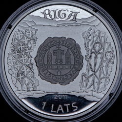 1 лат 2011 "Ганзейские города - Рига" (Латвия) (в п/у)