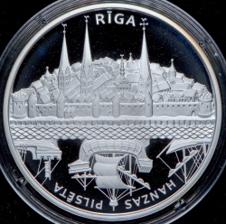 1 лат 2011 "Ганзейские города - Рига" (Латвия) (в п/у)