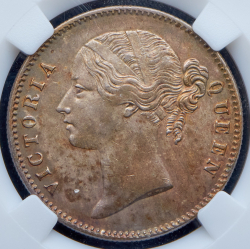 1 рупия 1840 (Британская Ост-Индская Компания) (в слабе)