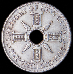 1 шиллинг 1938 (Новая Гвинея)